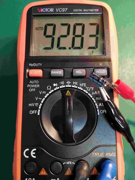 测量结果接近正常值