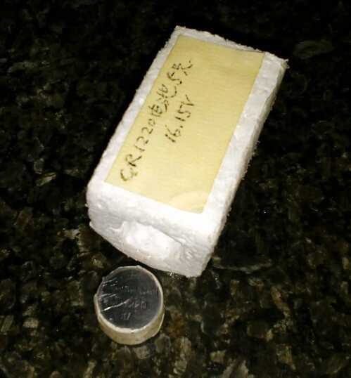 用CR1220做15V电池