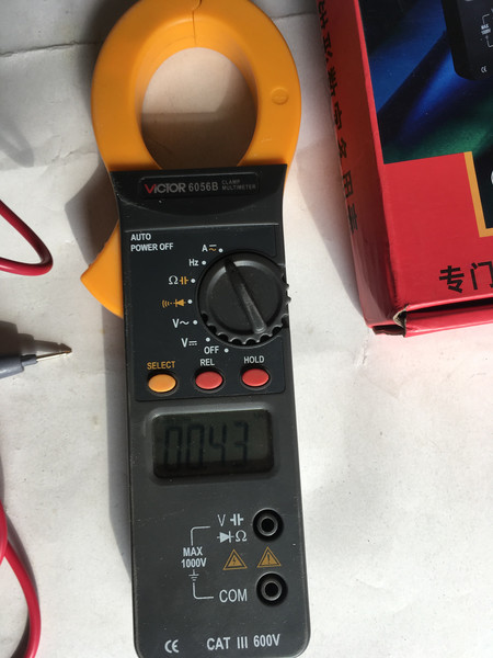 直流电流档显示的最小底数