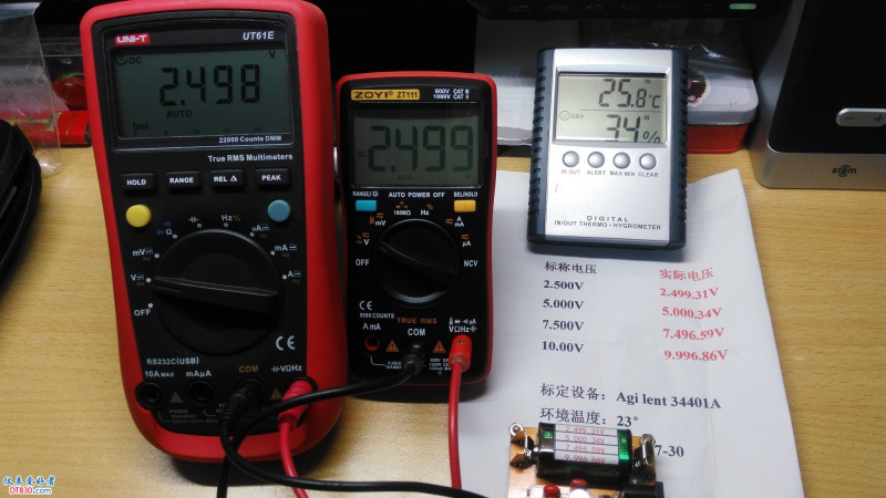 没有高级设备就白菜基准584测试下 2.5V