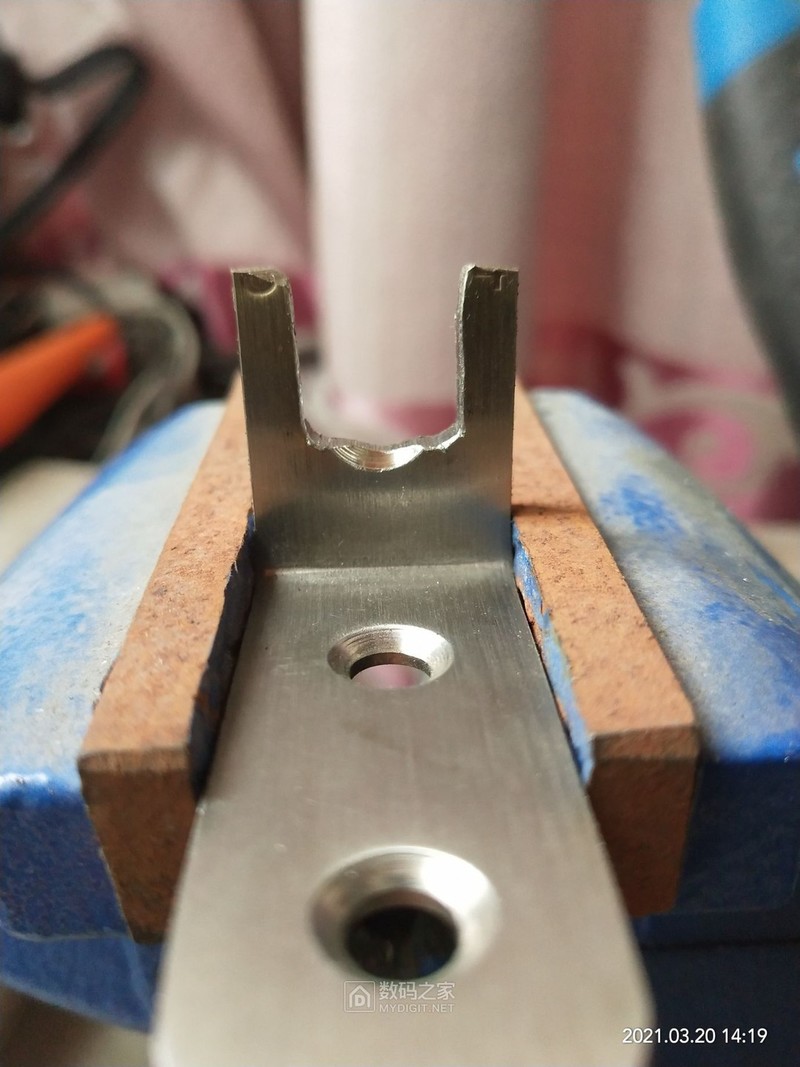 锯开12MM放短针。