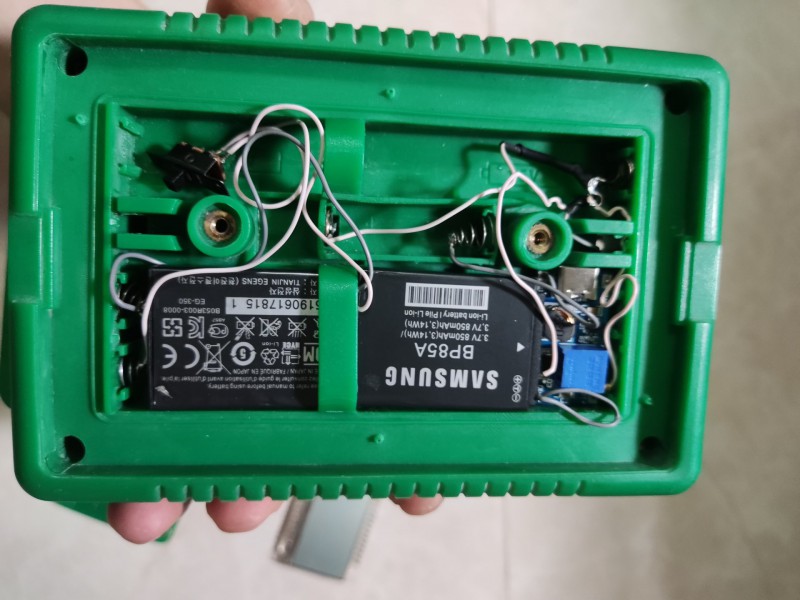 多一DY4100地阻仪更换牛屎芯ICL7106硬芯.