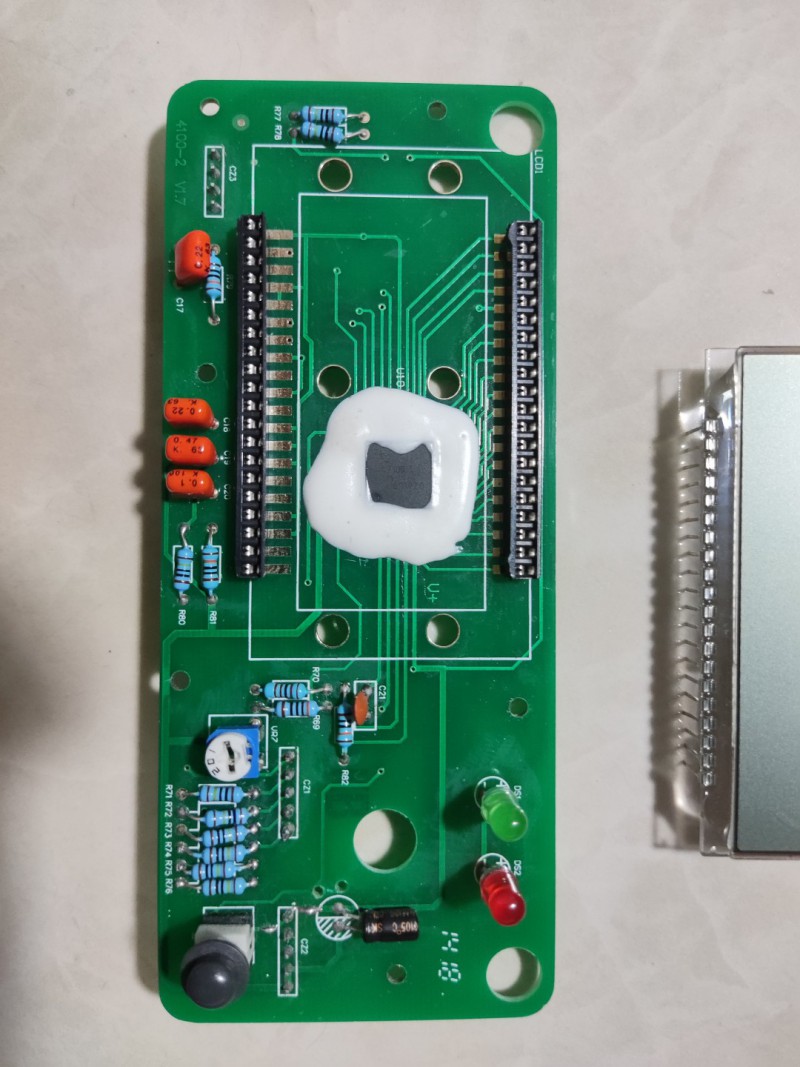 多一DY4100地阻仪更换牛屎芯ICL7106硬芯.