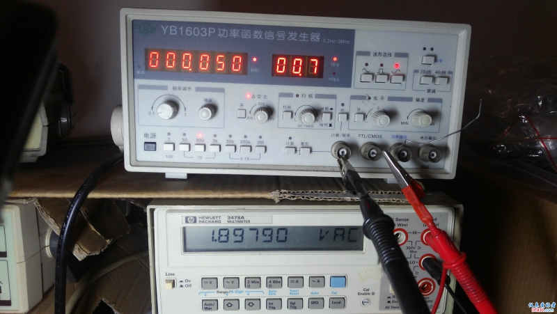 50hz正玄波电压测试为1.89790v