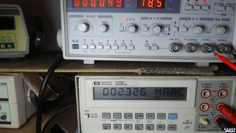 49hz正玄波电流测试为2.326ma