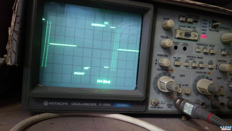 图2 r89处测得的字符波形