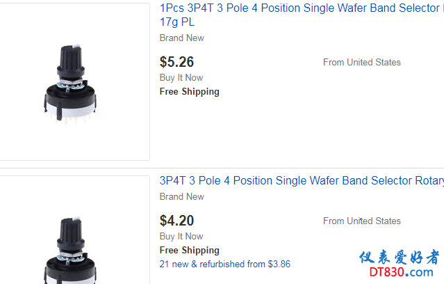 3P4T Rotary Selection Switch（旋转的选择开关）.PNG